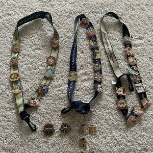 Lot of 33 Adventures By Disney 2011 Italy Trip Pins, 2013 Germany, 2016 Scotland